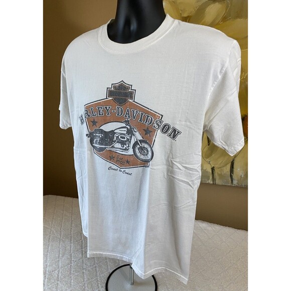 Vintage Harley Davidson 2006 Cross Roads Wilkesboro NC 2 Sided Shirt Men’s Large - Picture 6 of 16